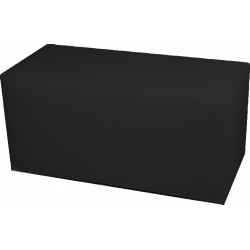 POUF PANCA ECOPELLE NERO