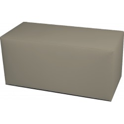 POUF PANCA ECOPELLE TORTORA