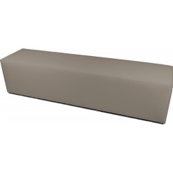 POUF PANCA XL ECOPELLE TORTORA