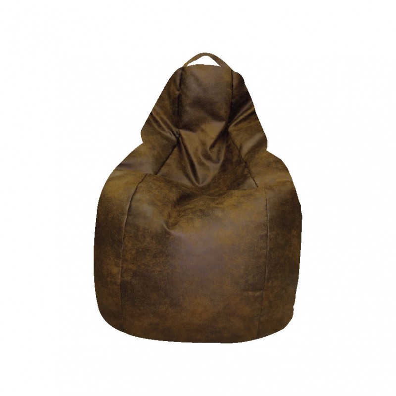 POLTRONA SACCO VINTAGE CUOIO