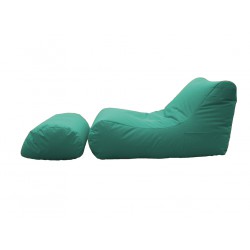 LETTINO CHAISE LONGUE AZZURRO