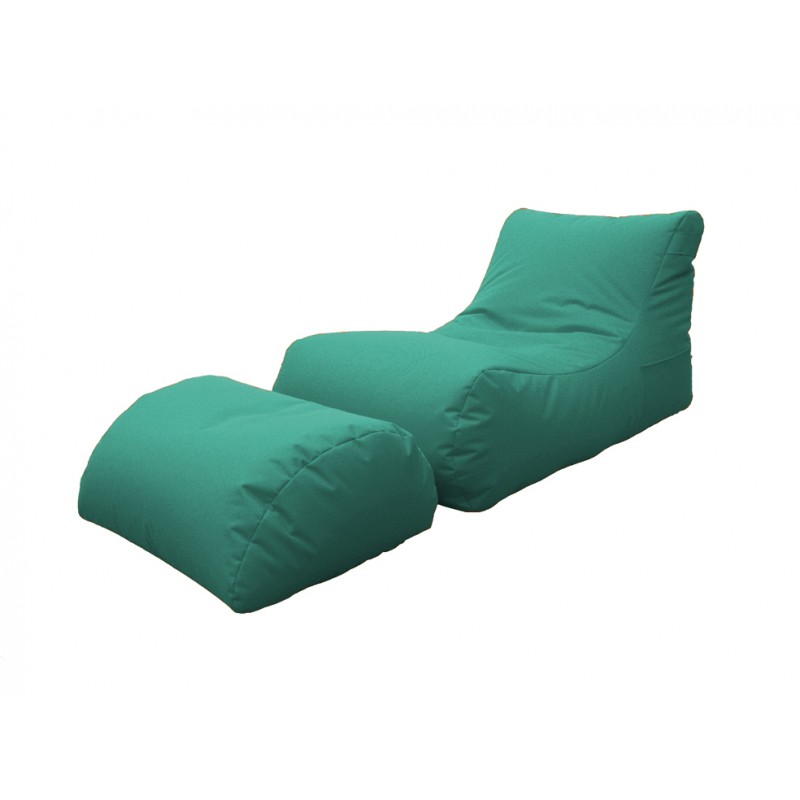 LETTINO CHAISE LONGUE AZZURRO