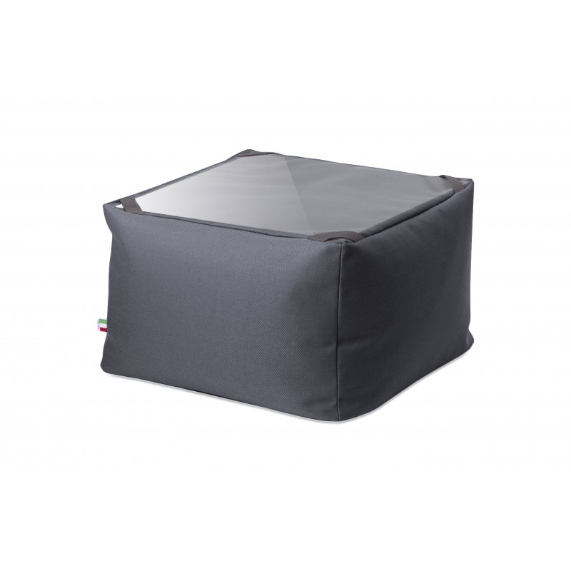 POUF SANTORINI GRIGIO ANTRACITE