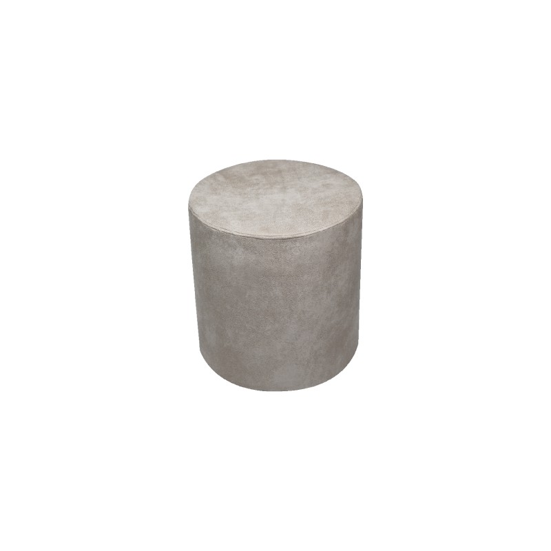 POUF CILINDRO STYLE VINTAGE BEIGE