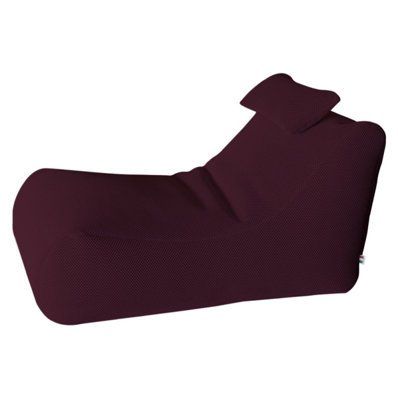 LETTINO CHAISE LONGUE ARMONIA BORDEAU