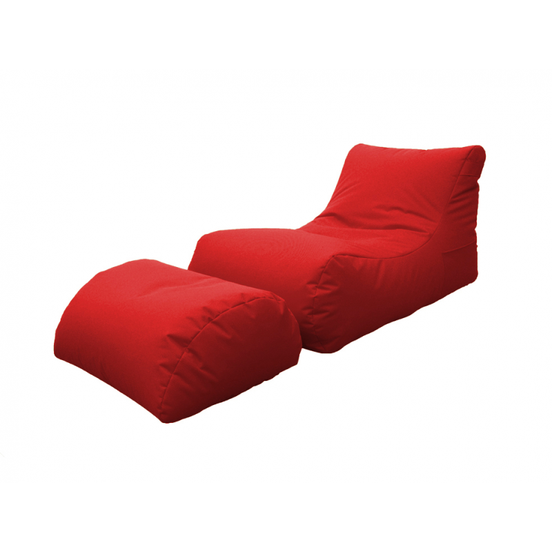 LETTINO CHAISE LONGUE ROSSO
