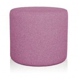POUF CILINDRO Ø 40 CM TESSUTO MALVA