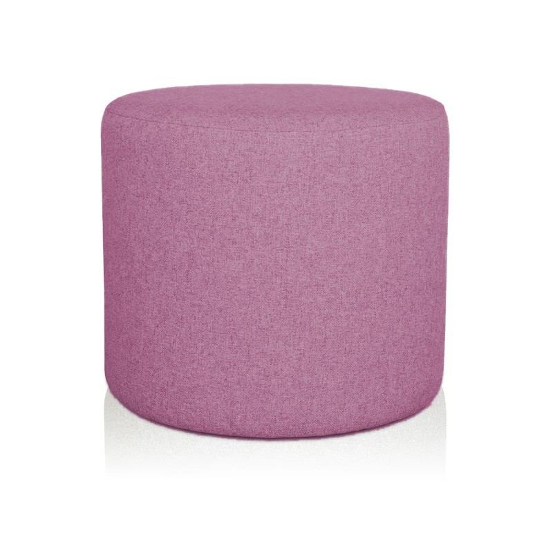 POUF CILINDRO Ø 40 CM TESSUTO MALVA