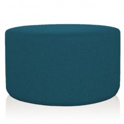 POUF CILINDRO XL Ø 80 CM TESSUTO BLU