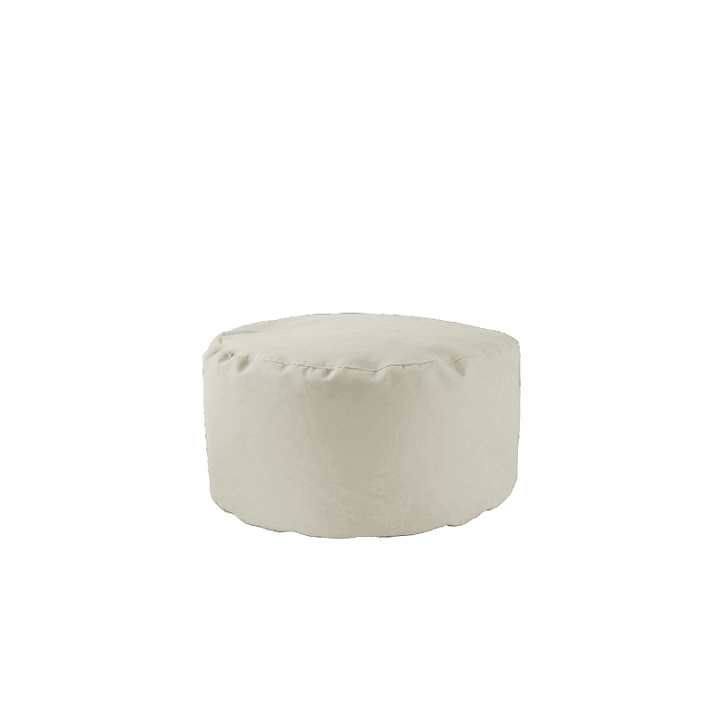 POUF TONDO LUXOR BIANCO