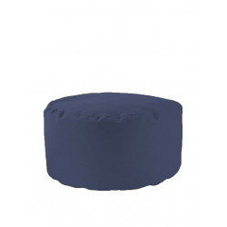 POUF TONDO LUXOR BLU