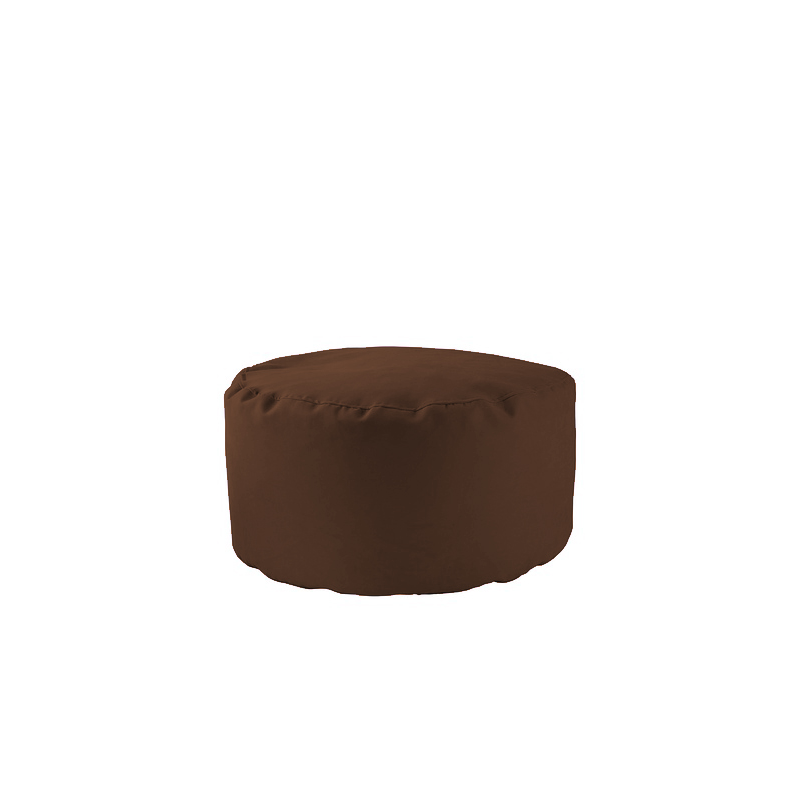 POUF TONDO LUXOR MARRONE