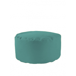 POUF TONDO LUXOR TURCHESE