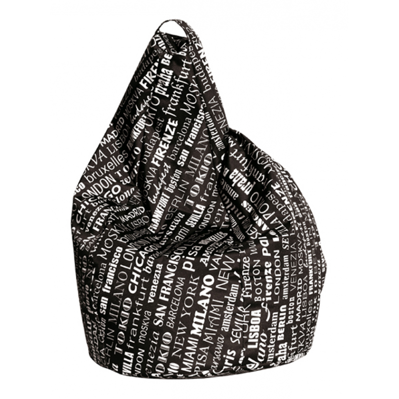 POLTRONA SACCO FASHION BIG CITY NERO