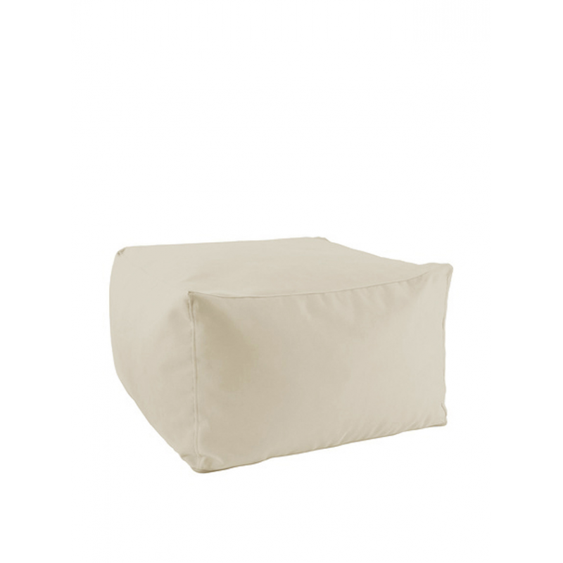 POUF QUADRATO LUXOR BIANCO