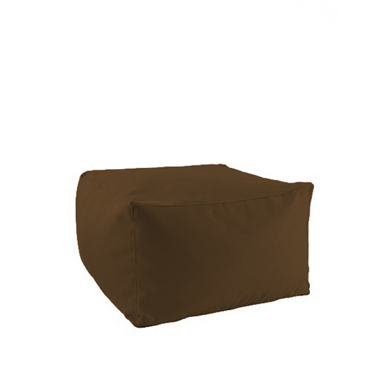 POUF QUADRATO LUXOR MARRONE
