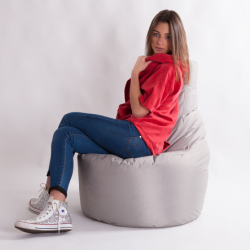 POLTRONA POUF REST BIANCO