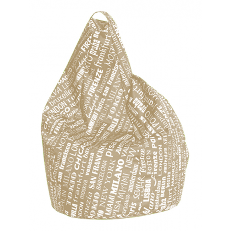 POLTRONA SACCO FASHION BIG CITY BEIGE