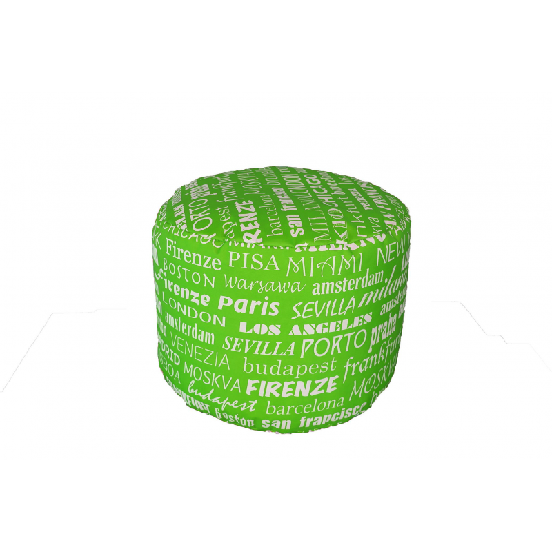 POUF TONDO BIG CITY VERDE
