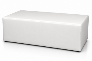 Pouf Panca L Cm 120 Ecopelle Bianco
