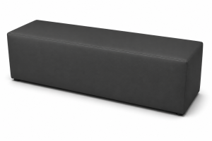 Pouf Panca Xl Cm 180 Ecopelle Grigio