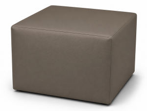 Pouf Cubo L Cm 60 Ecopelle Tortora