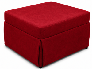 Pouf Letto Brandina Contract Rosso