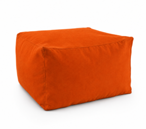 Pouf Quadrato Luxor Arancio