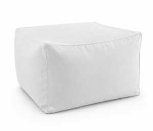 Pouf Quadrato Luxor Bianco