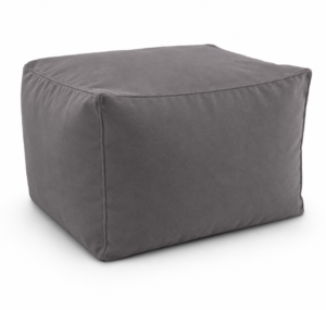 Pouf Quadrato Luxor Grigio