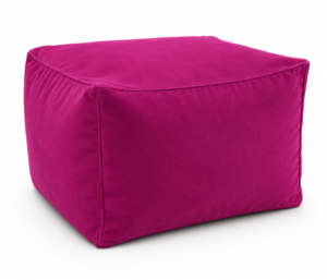 Pouf Quadrato Luxor Magenta