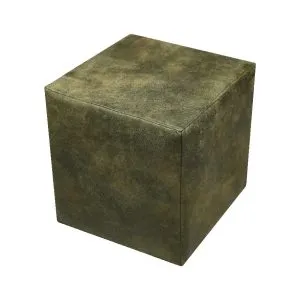 Pouf Cubo Style Vintage Verde