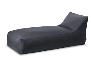 Lettino Chaiselongue Santorini Grigio Antracite