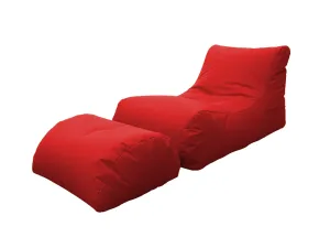 Lettino Chaise Longue Rosso