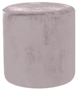 Pouf Cilindro Ø 40 Cm Velluto Rosa Antico