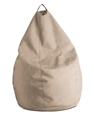 Poltrona Sacco Ecopelle Vintage Beige