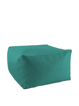 Pouf Quadrato Luxor Turchese
