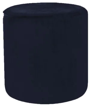 Pouf Cilindro Ø 40 Cm Velluto Nero