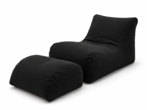 Lettino Chaise Longue Nero