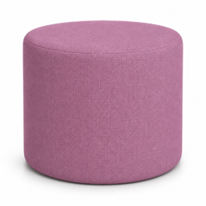 Pouf Cilindro Ø 40 Cm Tessuto Malva