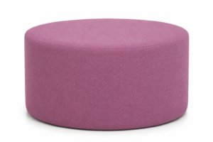 Pouf Cilindro Xl Ø 80 Cm Tessuto Malva