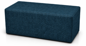 Pouf Panca L Cm 120 Tessuto Blu