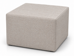 Pouf Cubo L Cm 60 Tessuto Beige