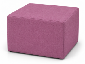 Pouf Cubo L Cm 60 Tessuto Fucsia